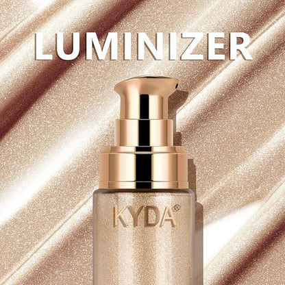 Body Shimmer Oil,Liquid Glow Illuminator Body Luminizer Glow Oz 101