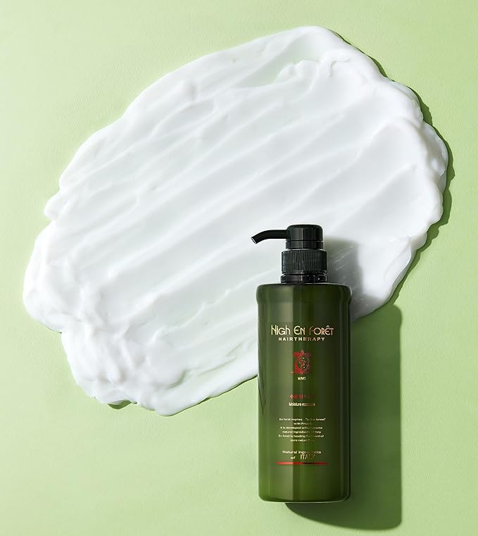 HIGH EN FORT Hair & Scalp Moisture Restoration Mascara, 20.3 Fl Oz, Hyaluronic Conditioner, For All Hair Types, Professional Korean Salon Grade