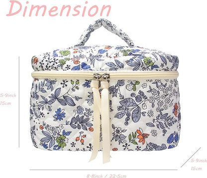 Pazimiik cotton makeup bag for