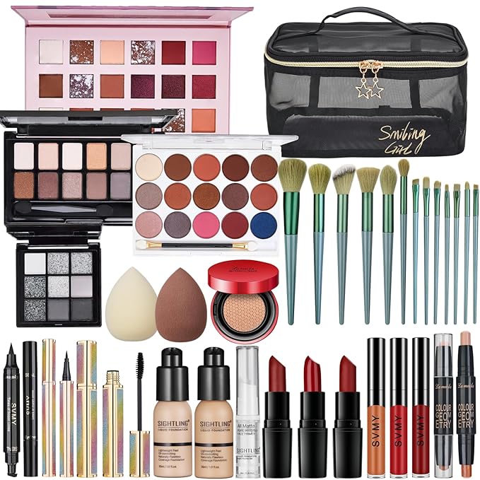 All In One Makeup Kit, Travel Makeup Kit,