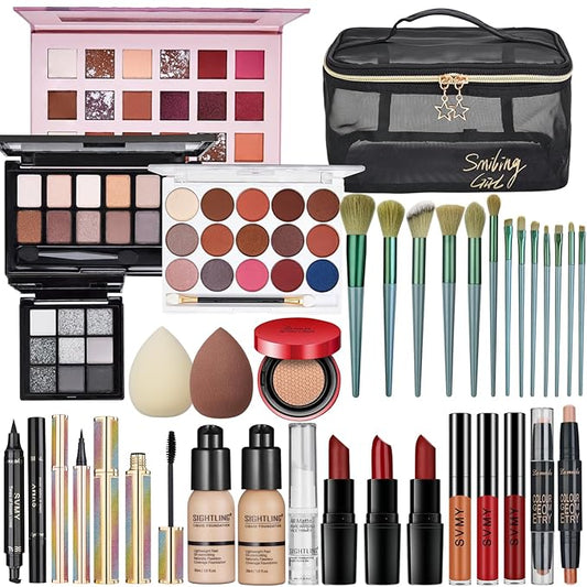 All In One Makeup Kit, Travel Makeup Kit,