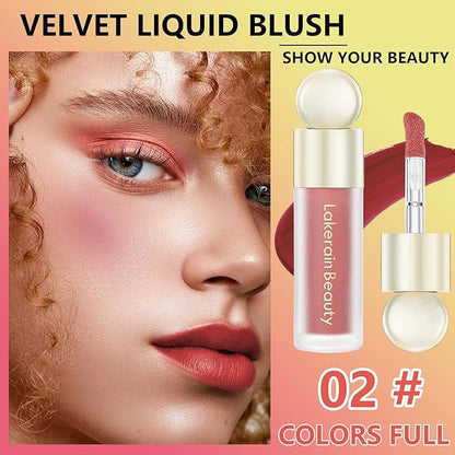 Liquid Blush,Natural Soft Cream Face Blush Matte Cheek Blush Stick(4#)
