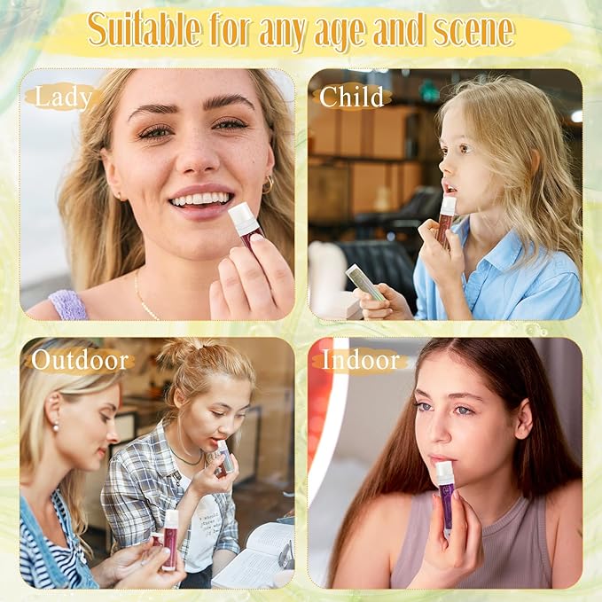 28 Pack Lip Balm,Natural Lip Balm Gifts