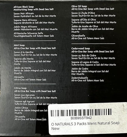 O Naturals Bar Soap for Men
