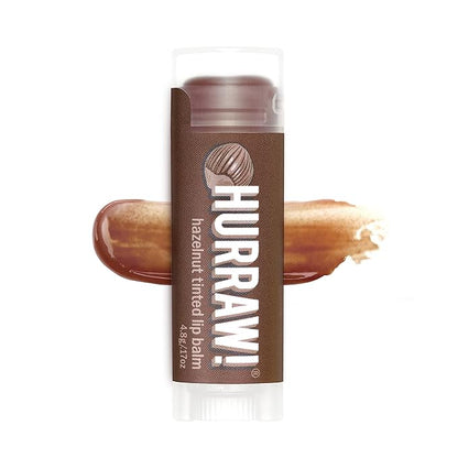 Hurraw! Hazelnut Tinted Lip Balm: (Sheer