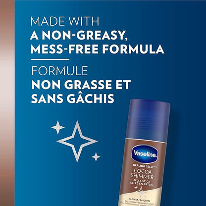 Vaseline Lotion Bundle, Cocoa Shimmer Jelly