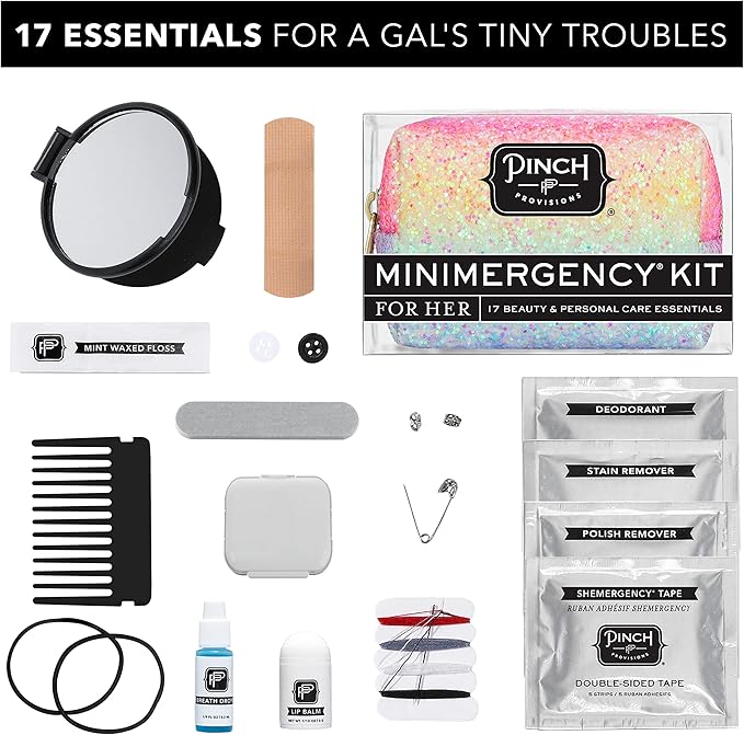 Pinch Provisions Rainbow Minimergency Kit, includes Holiday’s