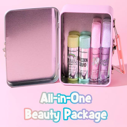 Expressions - 5pc Cosmetics Lip Kit For Kids Glosses,