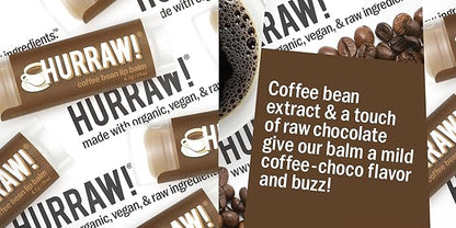 Hurraw! Coffee Bean Lip Balm: Organic,