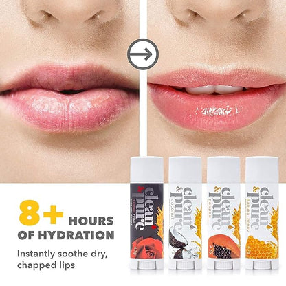 Lip Balm 4-Pack (Coconut) | Lip