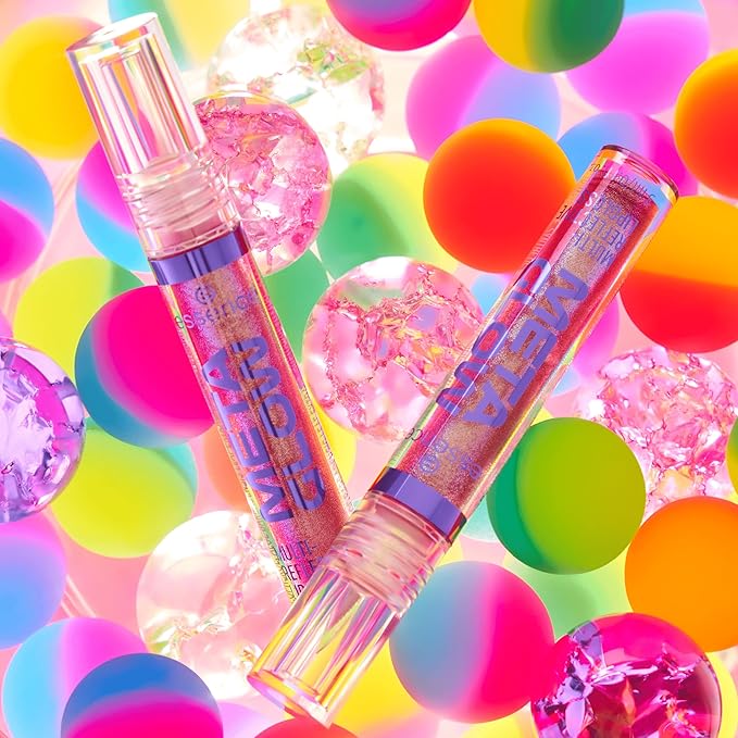 essence | Meta Glow Multi-Reflective Lip Gloss | Pink Vision)