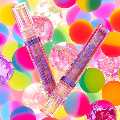 essence | Meta Glow Multi-Reflective Lip Gloss | Pink Vision)