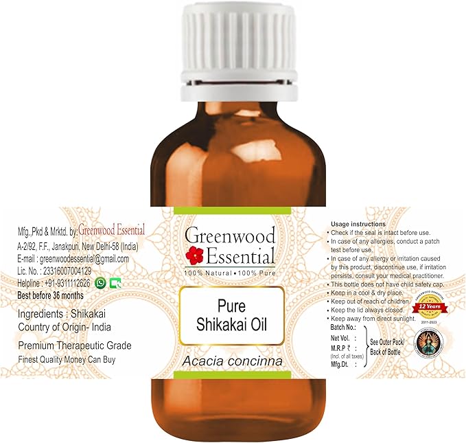 Pure Shikakai Oil (Acacia concinna) 30ml (1 oz)