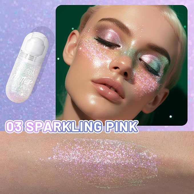 Dageda body glitter gel, roll-on