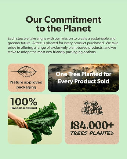 Vegan Vitamin B Complex - Whole Food Blend with Essential B Vitamins B1, B2, B3, B5, B6, B7, Folate, B12-60 Caps