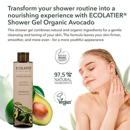 Ecolatier Avocado Body Wash with 97.5%