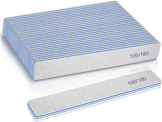 Nail file 100/180 grit 25