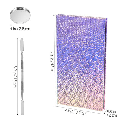 Beaupretty Empty Magnetic Eyeshadow Palette Mermaid Makeup Palette