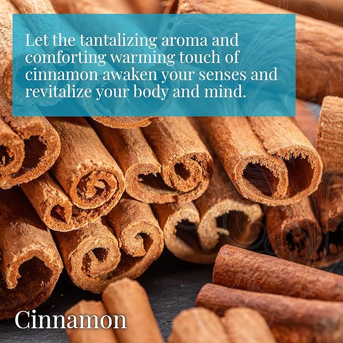 Skinsations - Cinnamon Massage Oil for Massage Therapy - 16oz | Warming Blend of Sweet Almond, Fractionated Coconut, Grapeseed and Jojoba Oil | Scented Body Oil, Sore Muscles, Aromatherapy