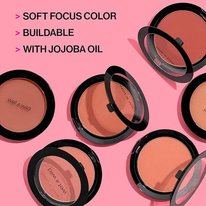 wet n wild Color Icon Blush, Effortless Glow Nudist Society(Packaged)