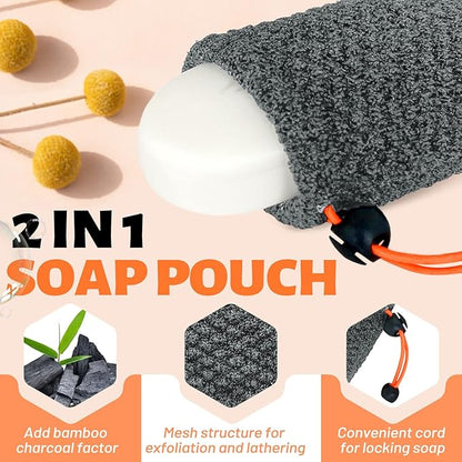 MIG4U Exfoliating Soap Bag for Shower