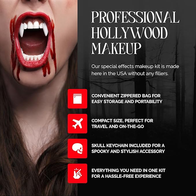 Vampire SFX Makeup Kit - Deluxe 2 Oz