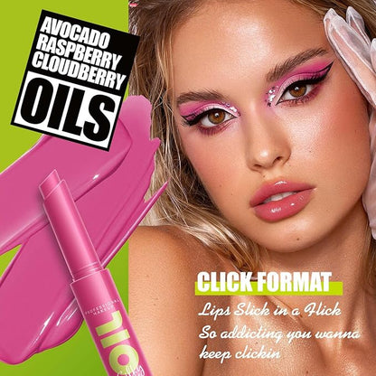 Dark Brown Lip Gloss Stick Moisturizing Lip Makeup Lip Plumper Gloss Lightweight Buildable Vegan Lipbalm Plumping Lipgloss For Women Girls Long-Lasting Dry Lip Care, 08#