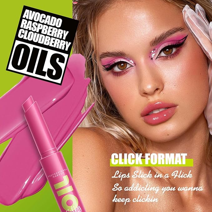 Brown Lip Gloss Stick Moisturizing Lip Makeup Lip Plumper Gloss Lightweight Buildable Vegan Lipbalm Plumping Lipgloss For Women Girls Long-Lasting Dry Lip Care, 04#