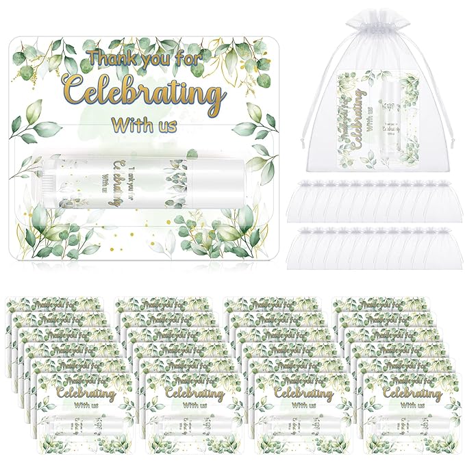 24 Set Thank You Gift Lip Wedding