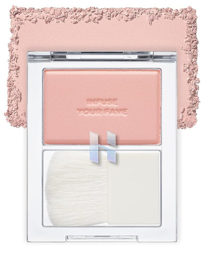 HOLIKA HOLIKA Infusing Blush with Brush - Lightweight,