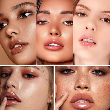 Hydrating Lip Oil Tint, Lip Glow Oil Plumping Hydrating