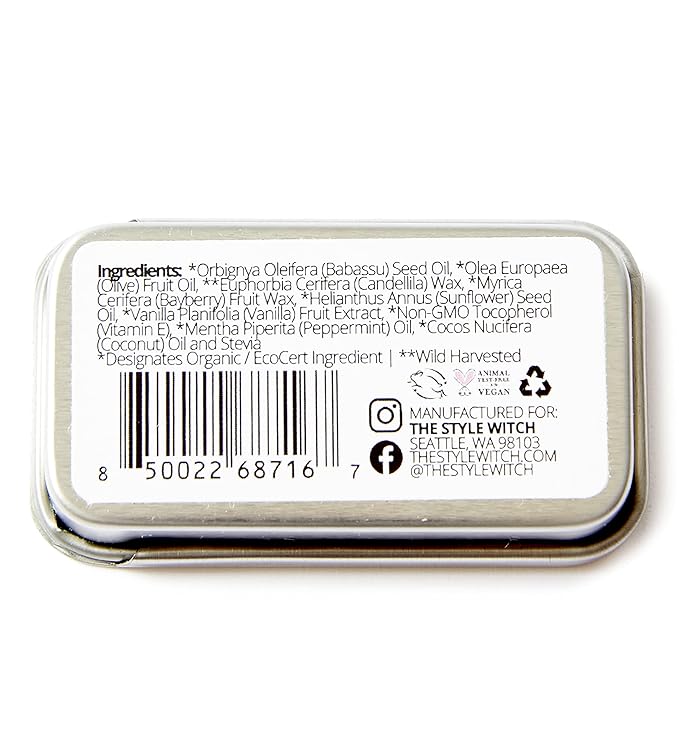 Vanilla Mint Lip Balm, Batch #17, Cruelty