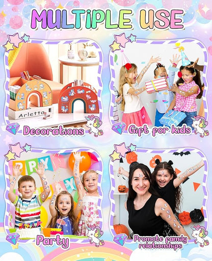 Unicorn Toys for Girls Age 4-6 Birthday Decorations Year Old