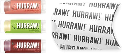 Hurraw! Grapefruit, Mint, Black Cherry Tinted Palm