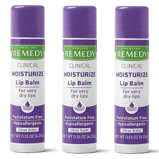 Medline Remedy Clinical Lip Balm, 3