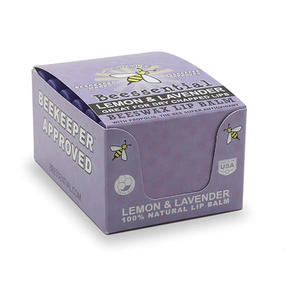 Beessential Natural Bulk Lip Balm, Lavender, Gifts,