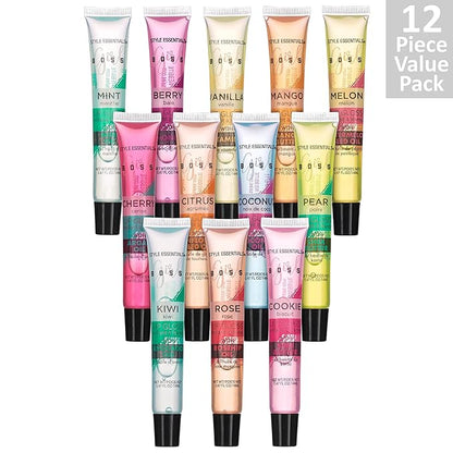 Expressions 12pc Lip Gloss Lip Oil