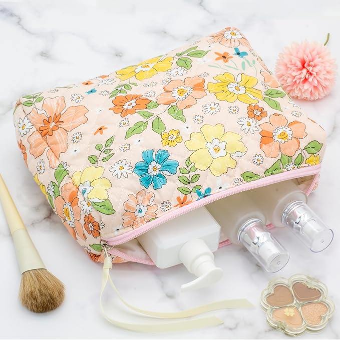 Pazimiik cotton makeup bag for
