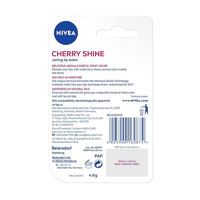 Nivea Lip Care Fruity Shine Cherry,