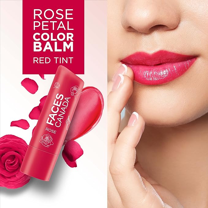 Red Tinted Lip Balm - Rose Oz/4.5g