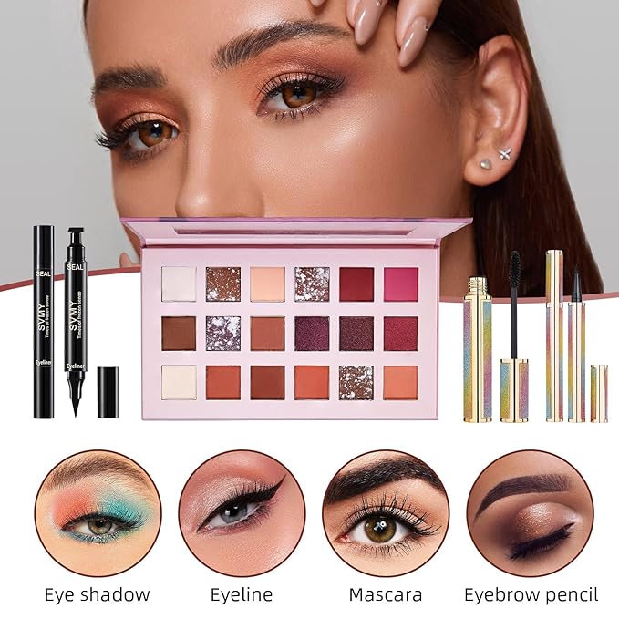 All In One Makeup Kit, Travel Makeup Kit,