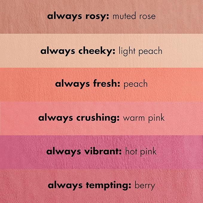 e.l.f. Primer-Infused Matte Blush, Long-Lasting, Lightweight & Buildable Always Vibrant