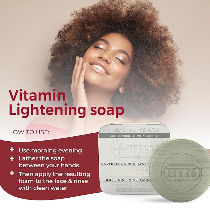 HT26 Lightening Caviar Soap for Melanin