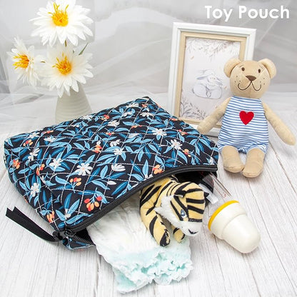 Pazimiik cotton makeup bag for