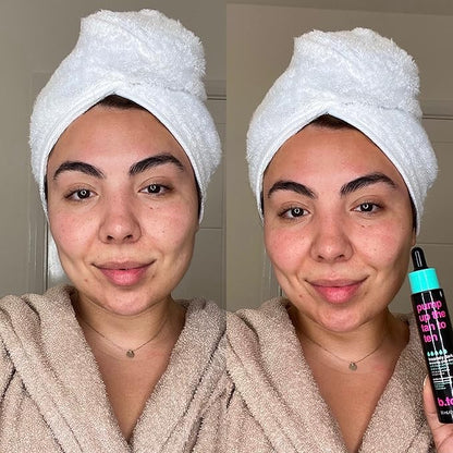 b.tan Darkest Self Tanning Drops for Face & Body | Pump Up the Tan to Ten - Insanely Dark Gradual Sunless Tanner Bronzing Glow Drops, Vegan, Cruelty Free, 1.0 Fl Oz