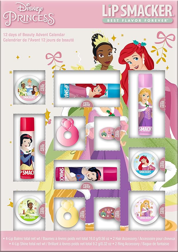 Lip Smacker Disney Princess Holiday 12 Girls