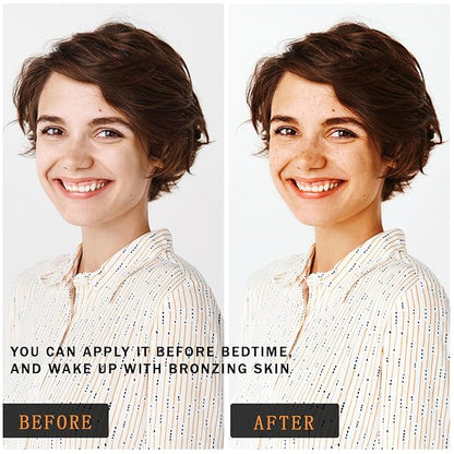 Sun Free-Self Tanning Drops-Plant extraction formula-Sunless Self-Tanner for a Natural-Gentle and non irritating-DIY Skin Color