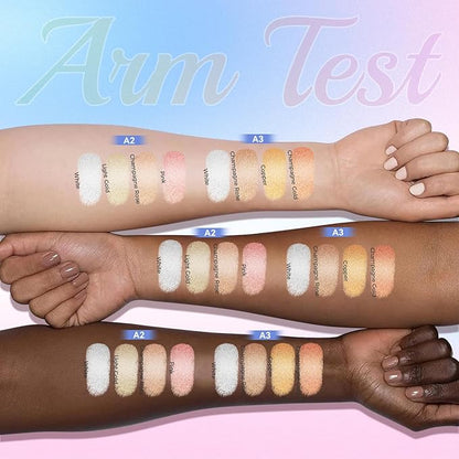 Highlighter Makeup Palette,Highlighter Palette Illuminator Powder Palette White