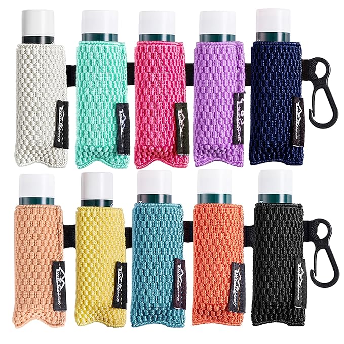 WKieason Lip Balm Sleeves Holder Keychain