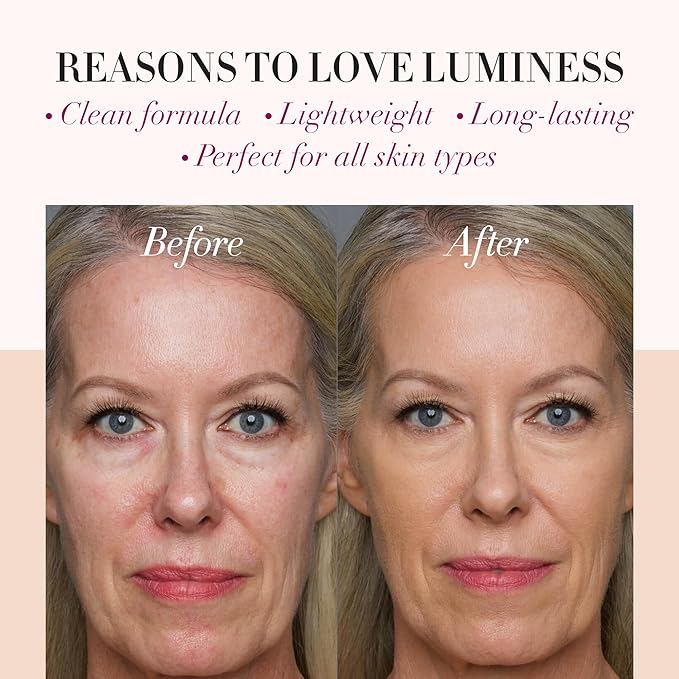 LUMINESS Airbrush Spray Silk Foundation Starter Kit - & Moisturizes